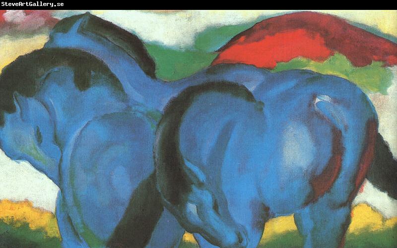 Franz Marc The Little Blue Horses